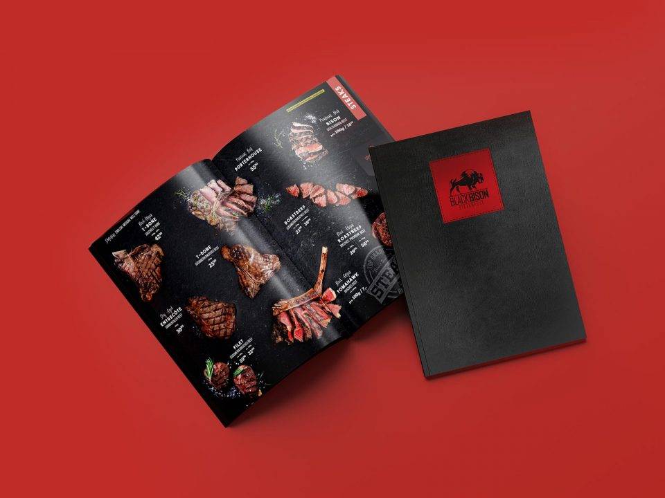 Black Bison Speisekarte